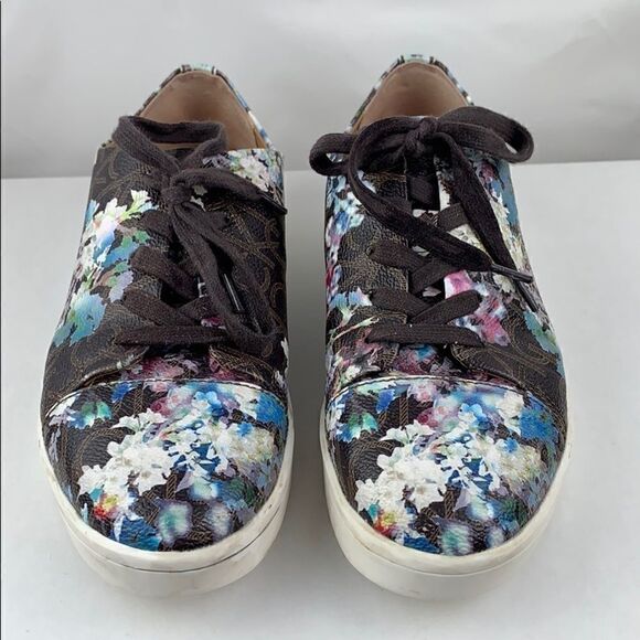 Calvin Klein Imilia floral monogram sneakers. - Picture 2 of 8